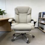 Office Chairs Adjustable Reclining Office Chair with Footrest